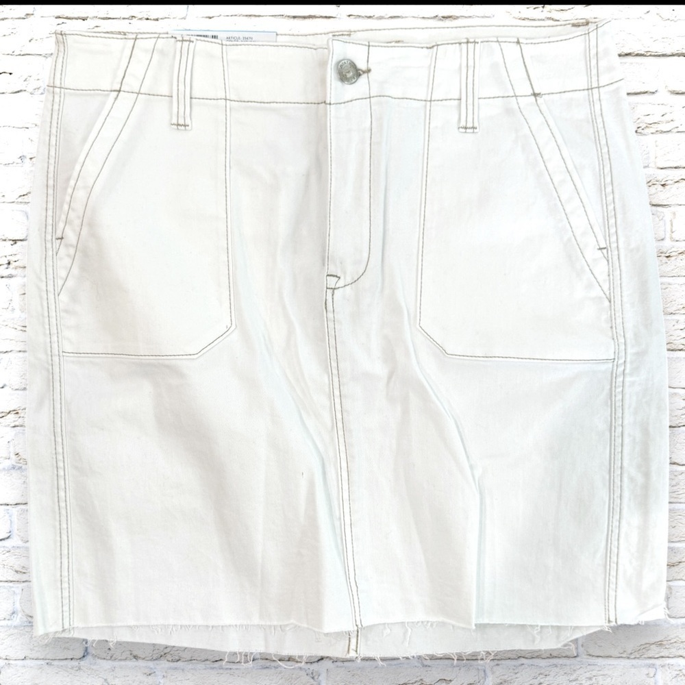 NWT Women's Seven7 Jean Utility Skirt Size 12